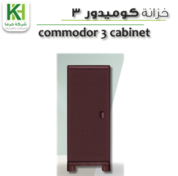 Show details for Plastic Commodor 3 Cabinet Picture of Plastic Commodor 3 Cabinet